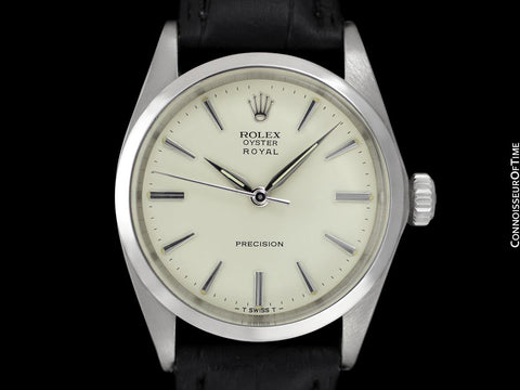 1961 Rolex Oyster Royal Classic Vintage Mens Handwound Watch - Stainless Steel