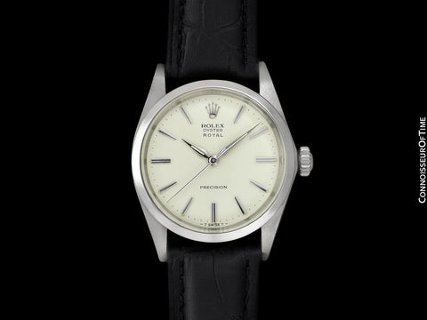 1961 Rolex Oyster Royal Classic Vintage Mens Handwound Watch - Stainless Steel