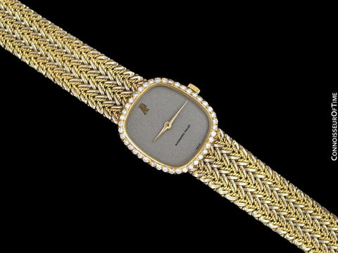 Audemars Piguet Rare & Exquisite Ladies Two-Tone Bracelet Watch - 18K Yellow & White Gold & Diamonds