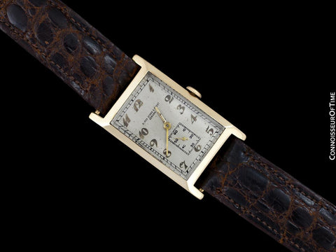 1934 Black Starr & Frost by Zenith Vintage Mens 14K Gold Watch - Gifted by Legendary TV Host Ed Sullivan