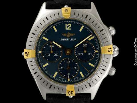 Breitling Callisto Mens Chronograph Watch, 80520D - Stainless Steel & 18K Gold