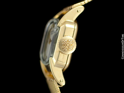 c. 1955 Patek Philippe Vintage Ladies Ref. 3100 Watch with Bracelet - 18K Gold