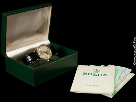 1974 Rolex Perpetual Vintage Mens 14K Gold Filled Watch in Beautiful Condition - Box, Papers & Receipt