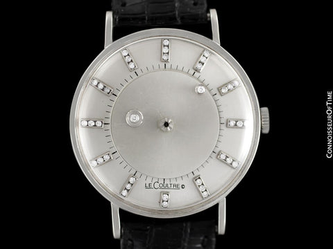1956 Jaeger-LeCoultre / Vacheron & Constantin Vintage Galaxy Mystery Dial - 14K White Gold & Diamonds