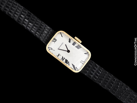 1950's Tiffany Rare Vintage 18K Gold French Made Watch - Owned & Worn By Jerry Lewis