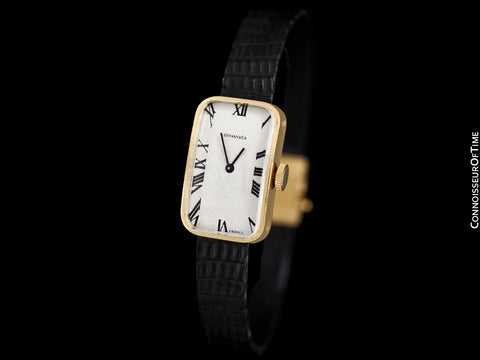 1950's Tiffany Rare Vintage 18K Gold French Made Watch - Owned & Worn By Jerry Lewis