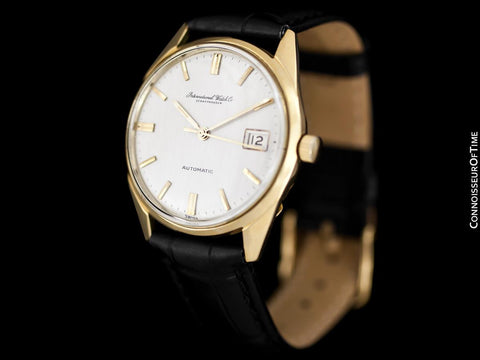1966 IWC Vintage Mens Full Size Watch, Cal. 8541 Automatic - 18K Gold