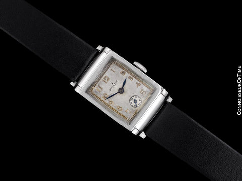1934 Rolex Art Deco Mens "Prince Elegante" Ref. 2536 Watch - Stainless Steel