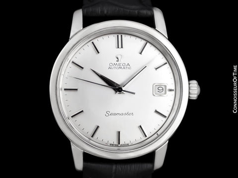 1965 Omega Seamaster Mens Vintage Full Size Watch with 562 Movement, Automatic, Date - Stainless Steel