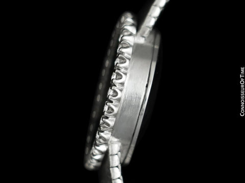 1975 Rolex Ladies Vintage Dress Bracelet Watch - Stainless Steel & Diamonds