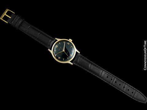 1950's Ulysse Nardin Vintage Mens Automatic Explorer Dial Watch - 18K Gold
