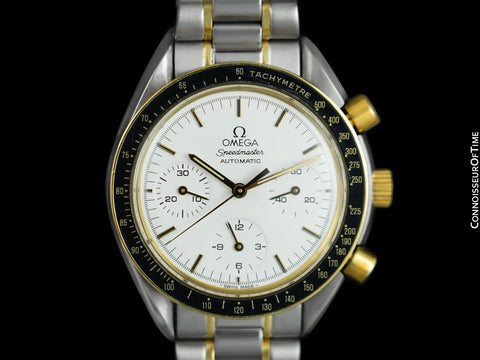 Omega Speedmaster Mens Automatic Chronograph Date Watch - Stainless Steel & 18K Gold
