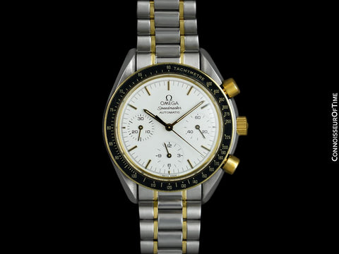 Omega Speedmaster Mens Automatic Chronograph Date Watch - Stainless Steel & 18K Gold