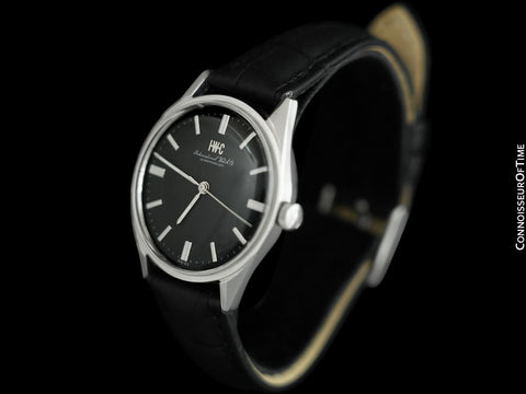 1966 IWC Vintage Mens Handwound Watch, Caliber 89 - Stainless Steel