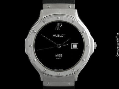 Hublot MDM Mens Midsize Watch with Date - Stainless Steel