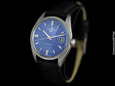 1960's Ulysse Nardin Vintage Mens Full Size Automatic Calatrava Watch - Stainless Steel
