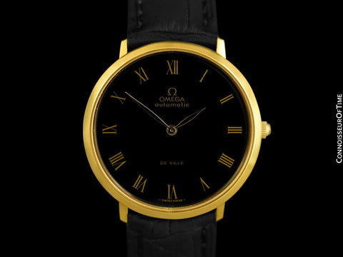 1969 Omega Vintage De Ville Mens Full Size Automatic Watch - 18K Gold Plated & Stainless Steel