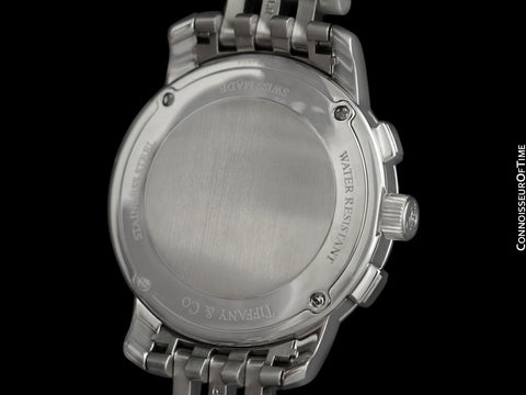 Tiffany & Co. Mark Atlas Large Chronograph Mens Bracelet Watch - Stainless Steel