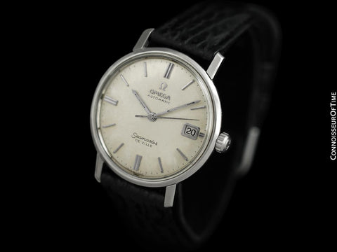 1960's Omega Seamaster De Ville Vintage Mens Cal. 560 Stainless Steel Watch, Automatic, Date - Rare Only 3000 Made