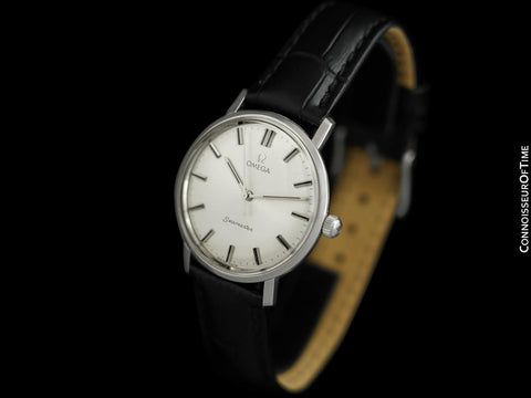 1960's Omega Seamaster Vintage Mens Handwound Watch - Stainless Steel