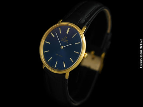 1969 Omega Vintage De Ville Mens Full Size Automatic Watch - 18K Gold Plated & Stainless Steel