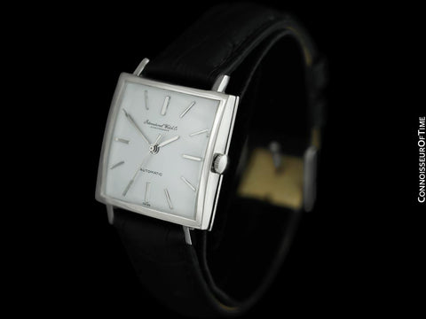c. 1970 IWC Vintage Mens Square Watch, Cal. 8541B Automatic - Stainless Steel