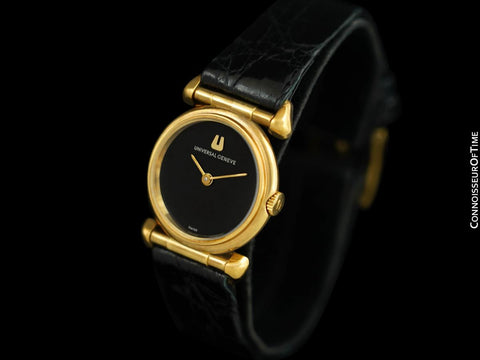1970's Universal Geneve Vintage 18K Gold Plated & Stainless Steel Watch - *Owned & Worn By Jerry Lewis*