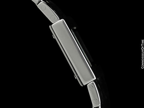 Chanel Matelasse Ladies Square Watch with Bracelet - Stainless Steel