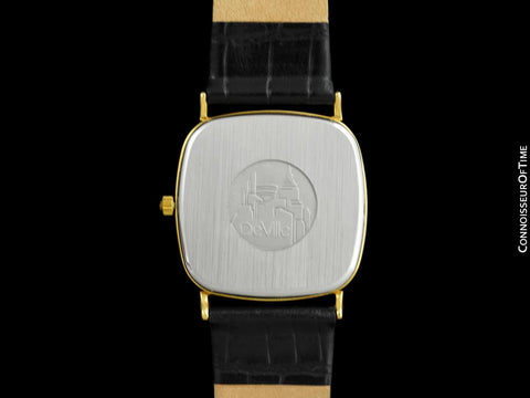 1989 Omega De Ville Mens Midsize Ultra Thin Dress Watch - 18K Gold Plated & Stainless Steel