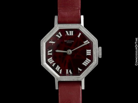 1960's Golay Fils & Stahl Swiss Vintage Stainless Steel Watch - Owned & Worn By Jerry Lewis