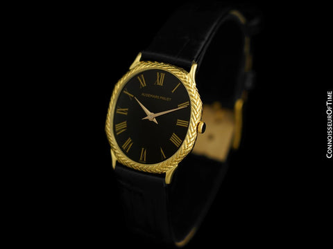 Audemars Piguet Golden Ellipse Mens Ultra Thin Handwound Watch - 18K Gold