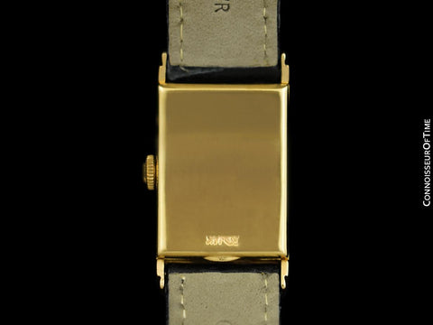 1944 Jaeger-LeCoultre Vintage Mens Art Deco Dress Watch - 14K Gold