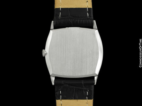 1975 Rolex Cellini Vintage Mens Handwound TV Watch, Ref. 3805 - 18K White Gold