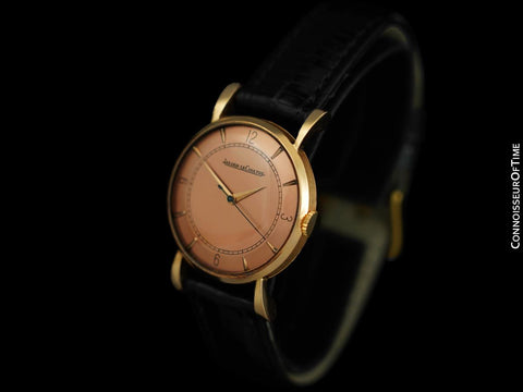 1947 Jaeger-LeCoultre Vintage Mens Classic Watch - 18K Rose Gold