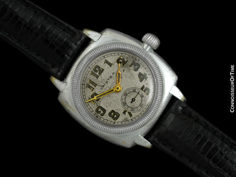 1927 Rolex Rare Very Early Oyster Vintage Mens Chromium Watch - One of the Earliest Oysters Made