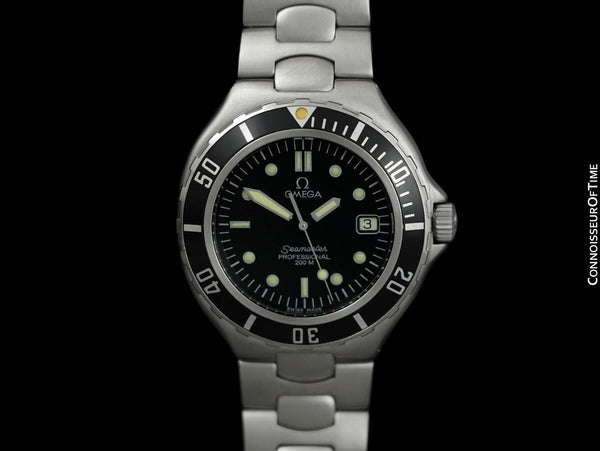 1993 Omega Seamaster 200M Pre-Bond Dive Watch, Date - Stainless Steel