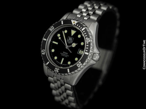 TAG Heuer Professional 1000 Mens Submariner Divers Watch - Stainless Steel - 980.113D
