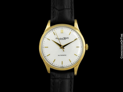1960 IWC Vintage Mens Full Size Watch, Cal. 853 Automatic - 18K Gold