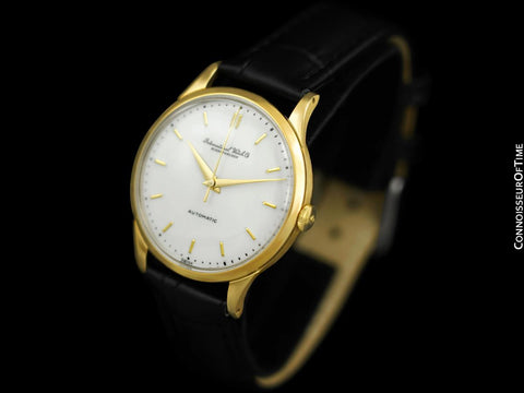 1960 IWC Vintage Mens Full Size Watch, Cal. 853 Automatic - 18K Gold