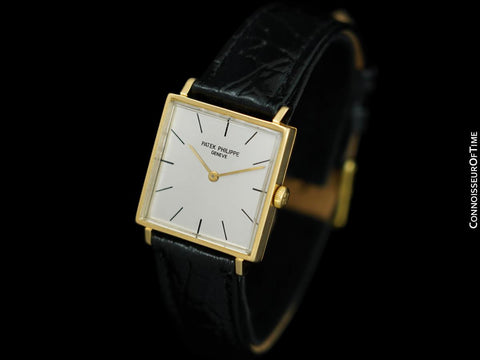 1964 Patek Philippe Vintage Mens Handwound Ultra Thin 18K Gold Watch, Ref. 3503 - Papers