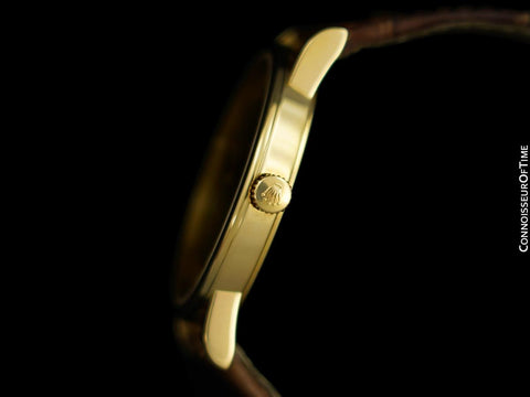 2008 Rolex Cellini Vintage Mens Handwound 18K Gold Watch, Ref. 5115 - Box & Papers