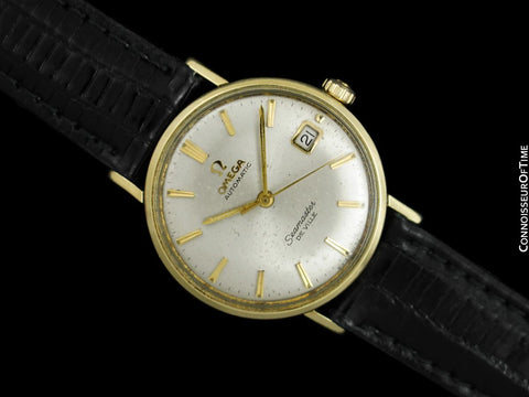 1963 Omega Seamaster "Kleerback" Very Rare Vintage Mens Cal. 560 14K Gold Filled Watch - Salesman's Demo Piece