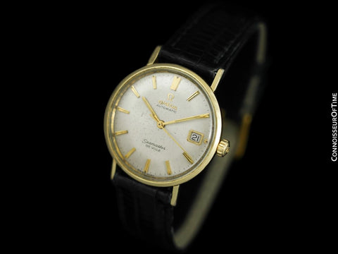 1963 Omega Seamaster "Kleerback" Very Rare Vintage Mens Cal. 560 14K Gold Filled Watch - Salesman's Demo Piece