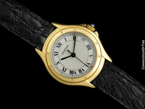 Cartier Cougar Panthere Ladies 18K Gold Watch - 18K Gold
