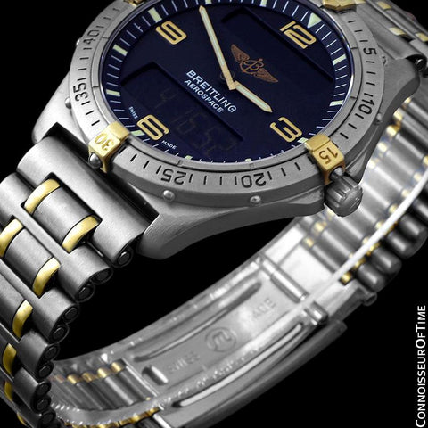 Breitling Navitimer Aerospace Chronograph Watch, Titanium & 18K Gold - F56062