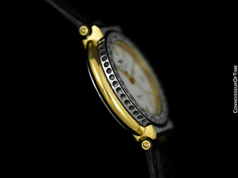 Breitling Ellesse Design Mens Wind Direction Bezel Watch, 82.270 - 18K Gold Plated & Stainless Steel