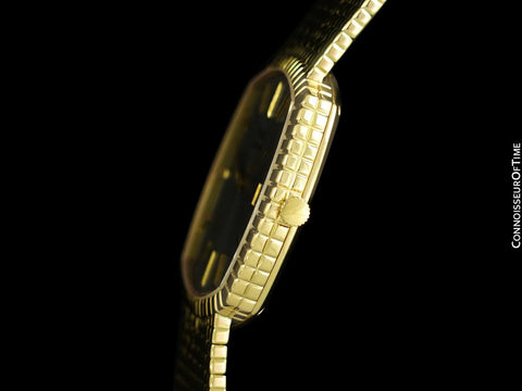 1970's Piaget Vintage Mens Ultra Thin Automatic Watch with Award Winning 12P Movement - 18K Gold