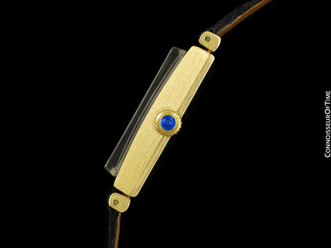1980's Tiffany & Co. Vintage Mens Classic Dress Watch - 14K Gold