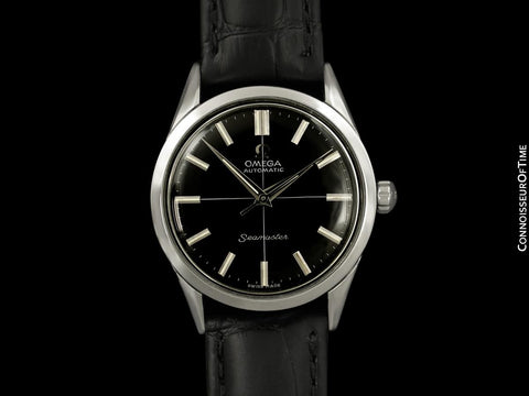 1958 Omega Seamaster Mens Midsize Vintage Automatic Watch - Stainless Steel