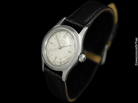 1943 Rolex Very Rare Lund & Blockley Oyster Aqua Vintage Mens Midsize World War II Era Watch - Stainless Steel